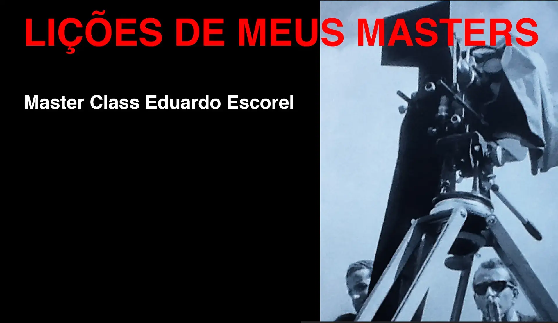 poster MC Eduardo Escorel