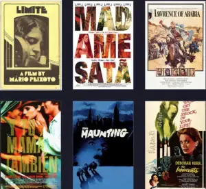 Filmes de referência do curso A Estética na Cinematografia da ABC Cursos de Cinema