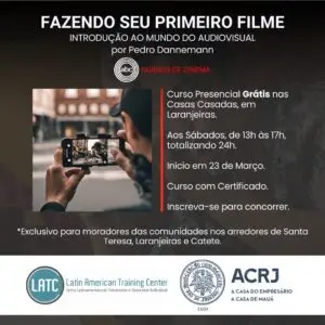 Curso Grátis FAZENDO SEU PRIMEIRO FILME